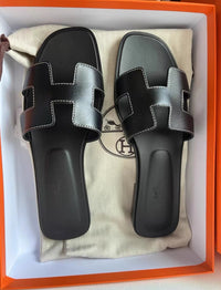 Oran Sandals Box Calfskin