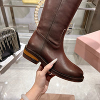 Leather Tall Riding Boots