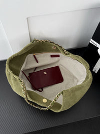 26C Suede Shopping Tote