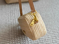 Natural Crochet Brique Bag
