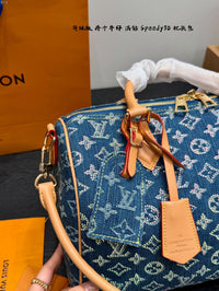 Speedy 30 Bandoulière Denim