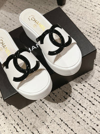Platform Slide Sandals