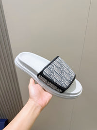 Oblique Slide Sandals