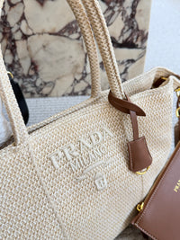 Raffia Large Crochet Tote