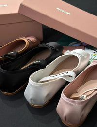 Satin Ballet Flats