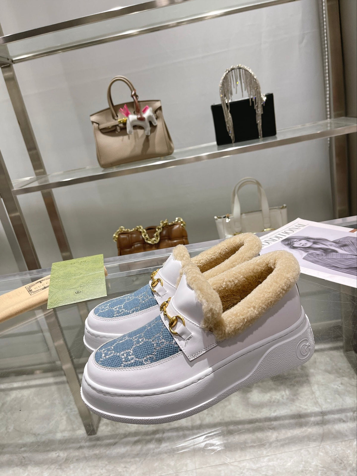 Platform Slip-On Loafers