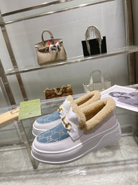 Platform Slip-On Loafers