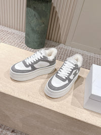Block Wedge Sneakers