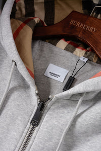 Check Zip Hoodie