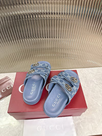 Canvas Slide Sandals