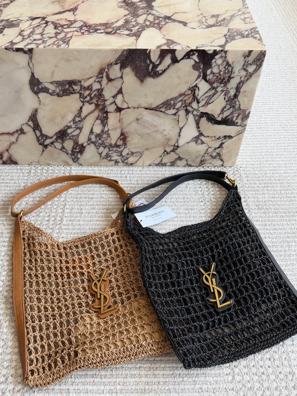 Raffia Oxalis Crochet Shoulder Bag