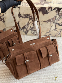 Suede Route Tote