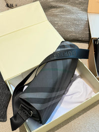 Grid Messenger Bag