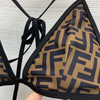Monogram Triangle Bikini Set