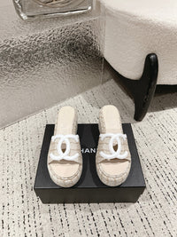 Platform Slide Sandals