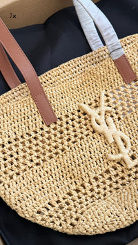 Panier Small Raffia Bucket Bag