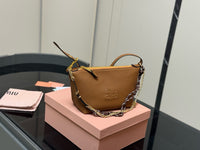 Nappa Leather Pouch Bag