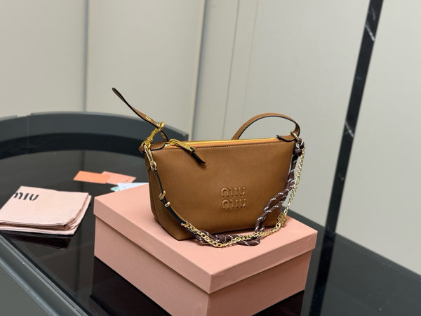 Nappa Leather Pouch Bag