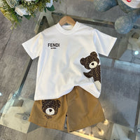 Teddy Bear T-Shirt & Shorts Set