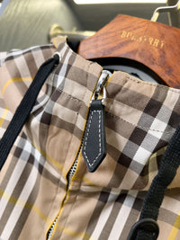 Reversible Check Hooded Jacket