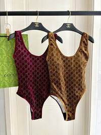 Logo One Piece Swimsuit