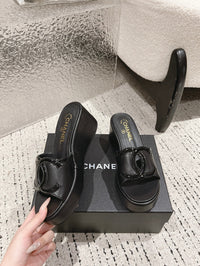 Platform Slide Sandals