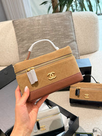 Vanity Case Suede Calfskin