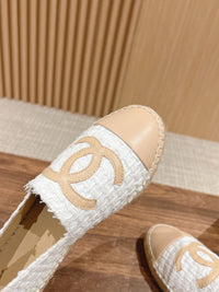 Tweed Leather Espadrilles