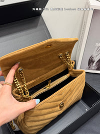 Suede Loulou Shoulder Bag