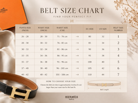 Constance Reversible Leather Belt 38mm