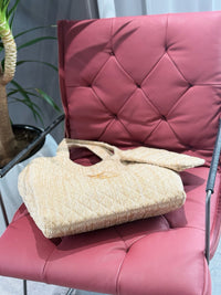 Icare Maxi Shopping Bag Beige