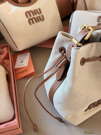 Canvas Bucket Bag