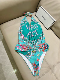 Logo One Piece Swimsuit