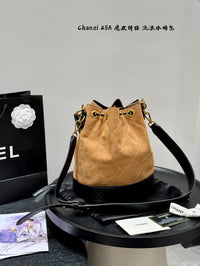 25A Suede Bucket Bag