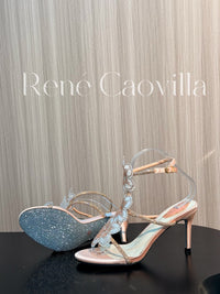 Caovilla Satin Floral Cleo Sandals