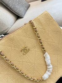 Braided Raffia Tote