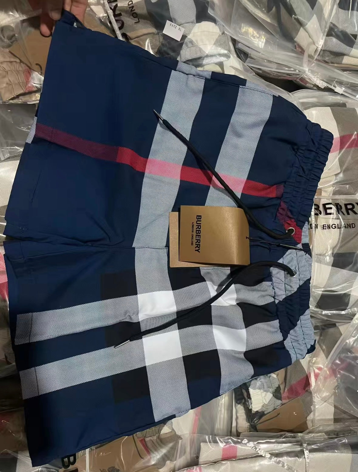 Archive Check Swim Shorts