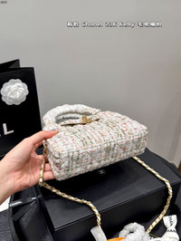 23K Kelly Top Handle Mini Flap Bag