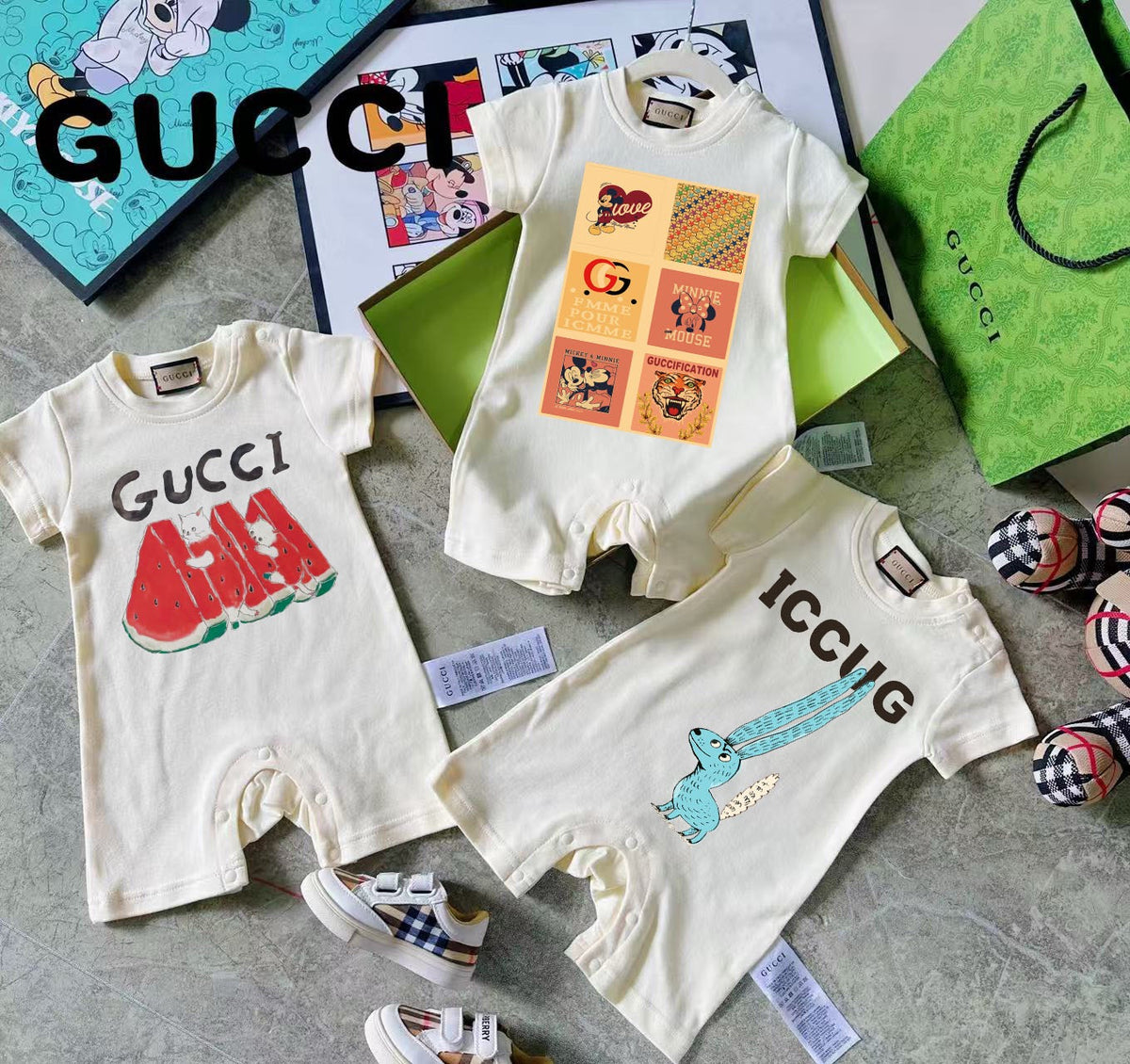 Graphic Rompers