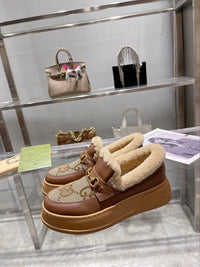 Platform Slip-On Loafers
