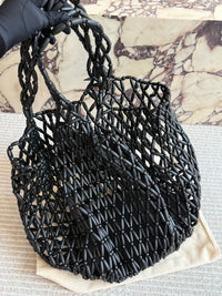 Icare Beaded Wood Tote