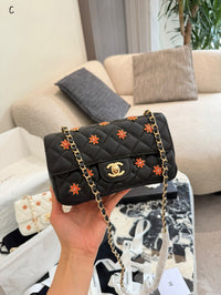 Mini Floral Classic Flap Bag