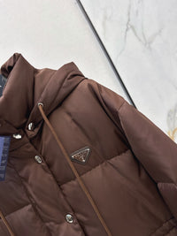 26S Re-Nylon Hooded Down Jacket