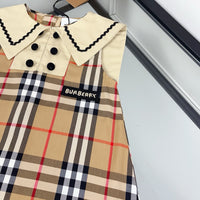 Vintage Check Sleeveless Dress