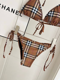 Vintage Check Bikini Set