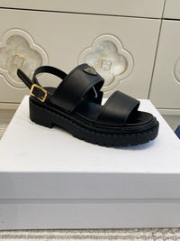 Leather Platform Sandals