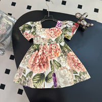 Floral Flutter Sleeve Dress