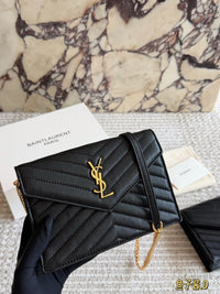 Monogram Envelope Chain Wallet