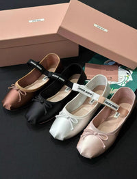 Satin Ballet Flats