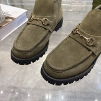 Horsebit Ankle Boots